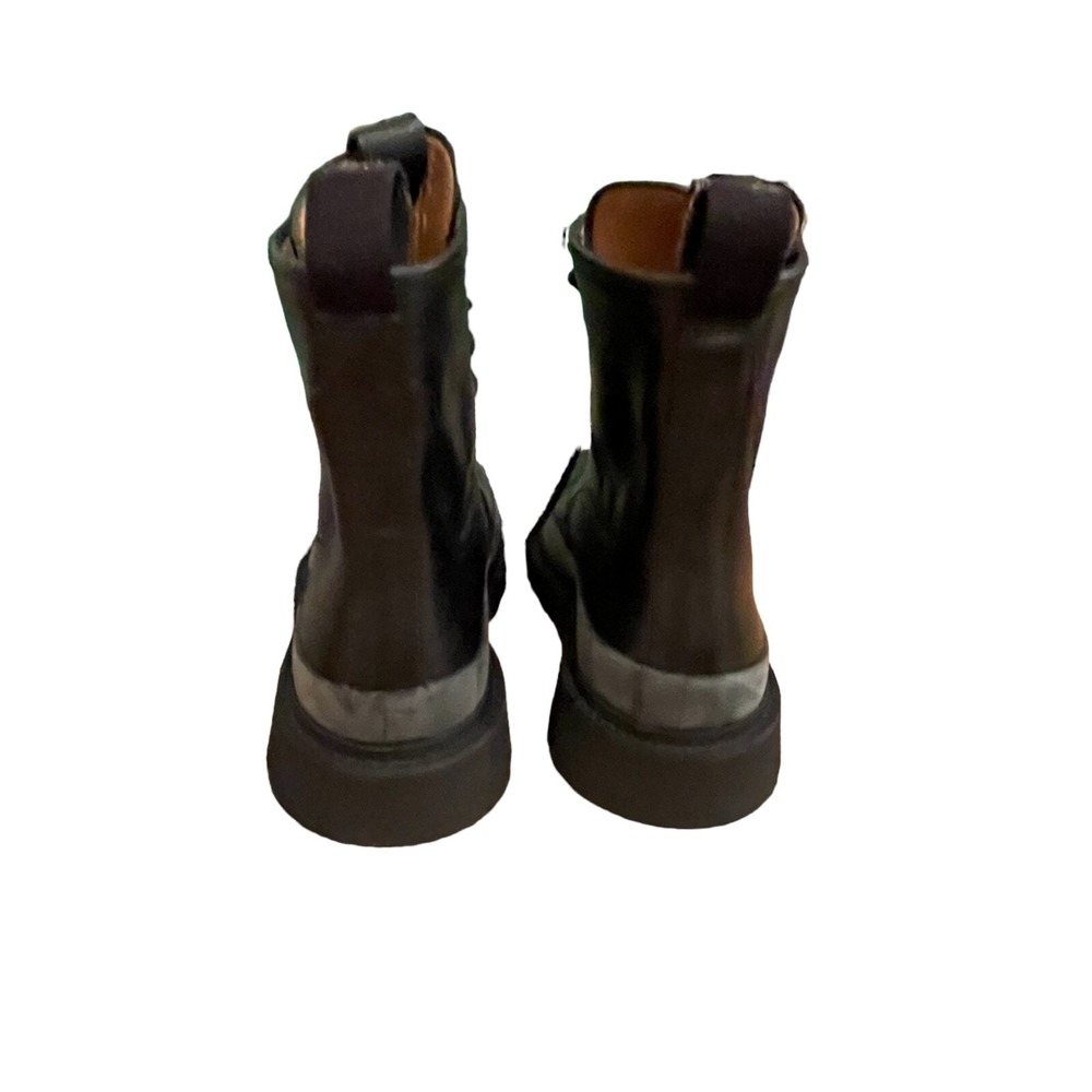 Bottega Veneta 578295 Men's Black leather grey suede Storm Cuir boots, Sz 40 - Picture 3 of 15